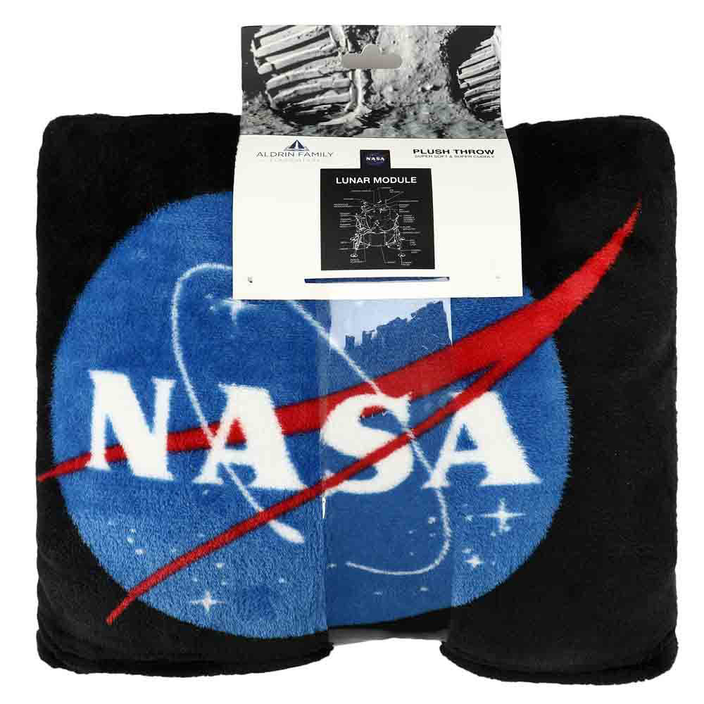 NASA Lunar Module Pillow Pocket Throw Blanket - Nov