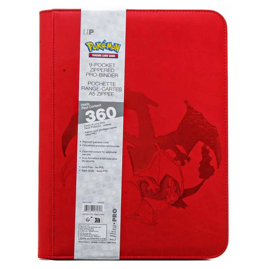 Charizard Zippered Portfolio - 9 Pkt - Supplies