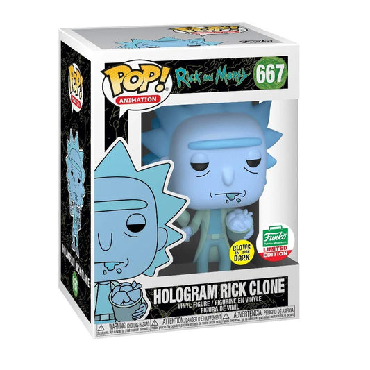 Funko Pop! # 667 Hologram Rick Clone - Funko