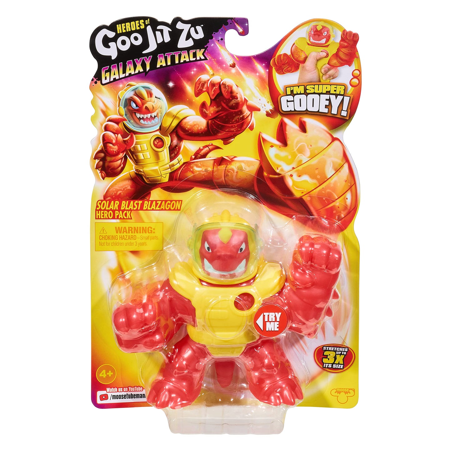 GooJitZu Galaxy Attack-Solar Blast Blazagon - Action Figure