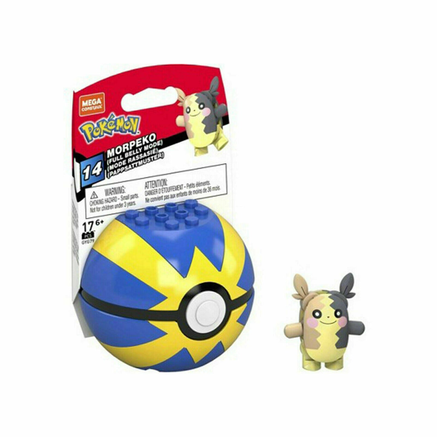 Mega Construx PokeBalls-Morpeko - Toy