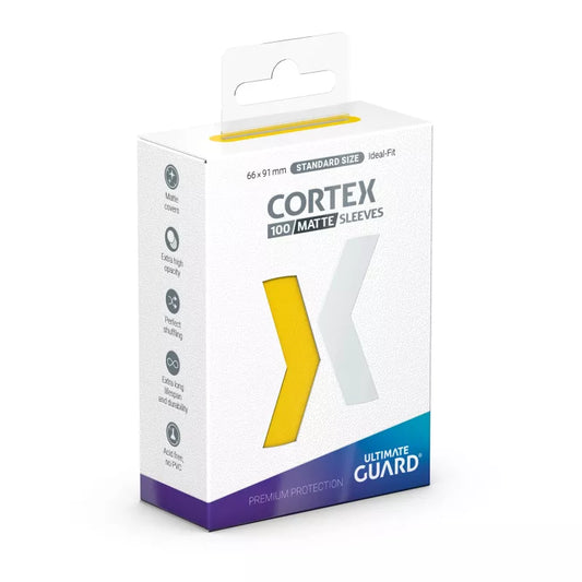 Cortex Sleeves-Matte Yellow - Supplies