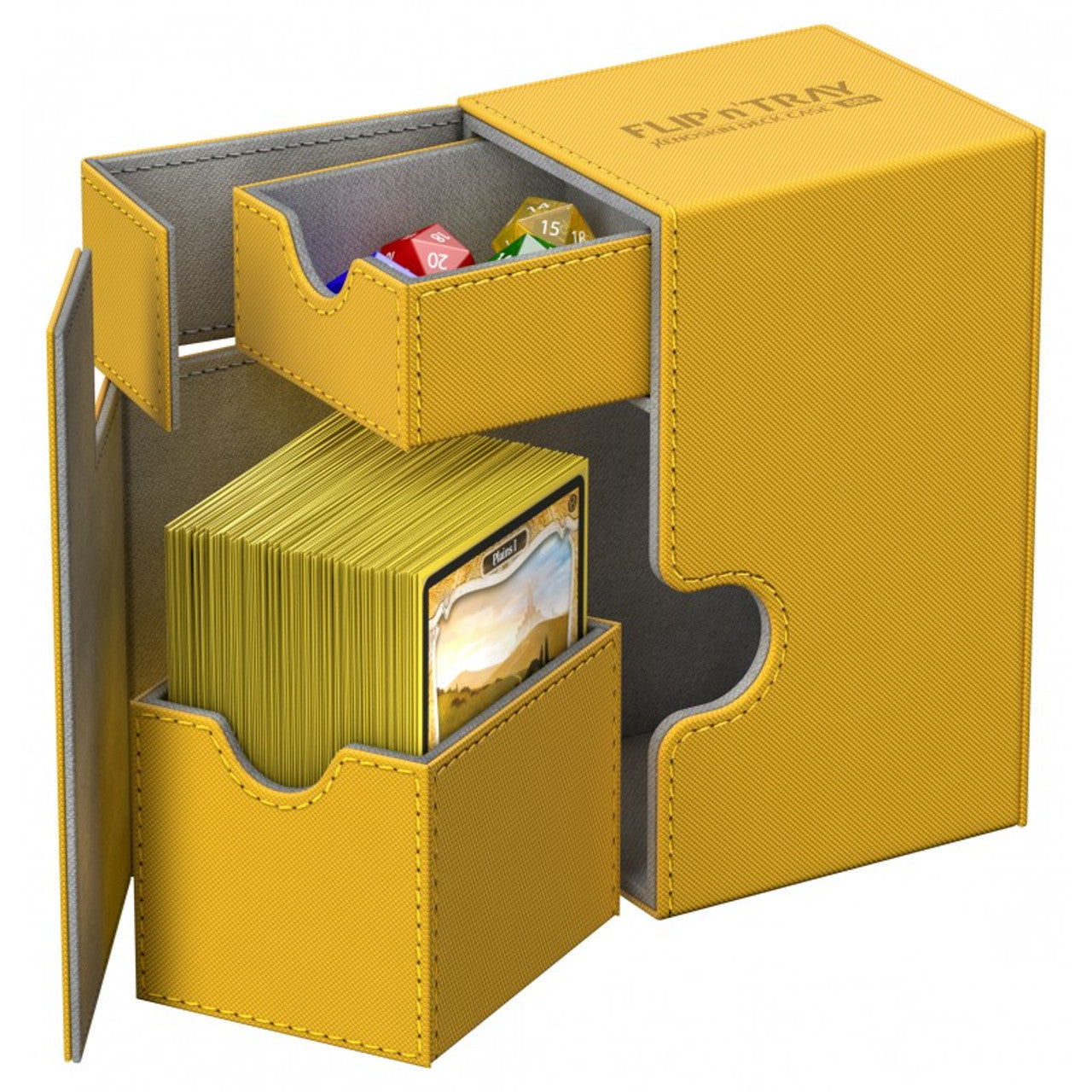 Flip'n'Tray Deck Box-Amber - Supplies