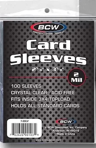 BCW 2 mil Penny Sleeves - Supplies