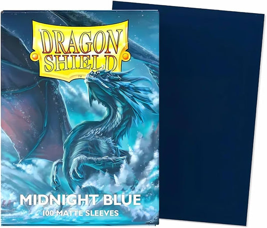 Matte Dragon Shields - Midnight Blue - Supplies